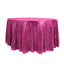 Sequin 120" Round Tablecloth Fuchsia - Seamless Glittering Table Cover - Linen Luxes