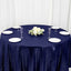 Sequin 120" Round Tablecloth Navy Blue - Seamless Glittering Table Cover - Linen Luxes