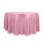 Sequin 120" Round Tablecloth Pink - Seamless Glittering Table Cover - Linen Luxes