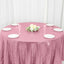 Sequin 120" Round Tablecloth Pink - Seamless Glittering Table Cover - Linen Luxes