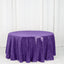 Sequin 120" Round Tablecloth Purple - Seamless Glittering Table Cover - Linen Luxes