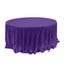 Sequin 120" Round Tablecloth Purple - Seamless Glittering Table Cover - Linen Luxes