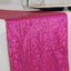 Sequin 12"x108" Table Runner Fuchsia - Glittering Design - Linen Luxes