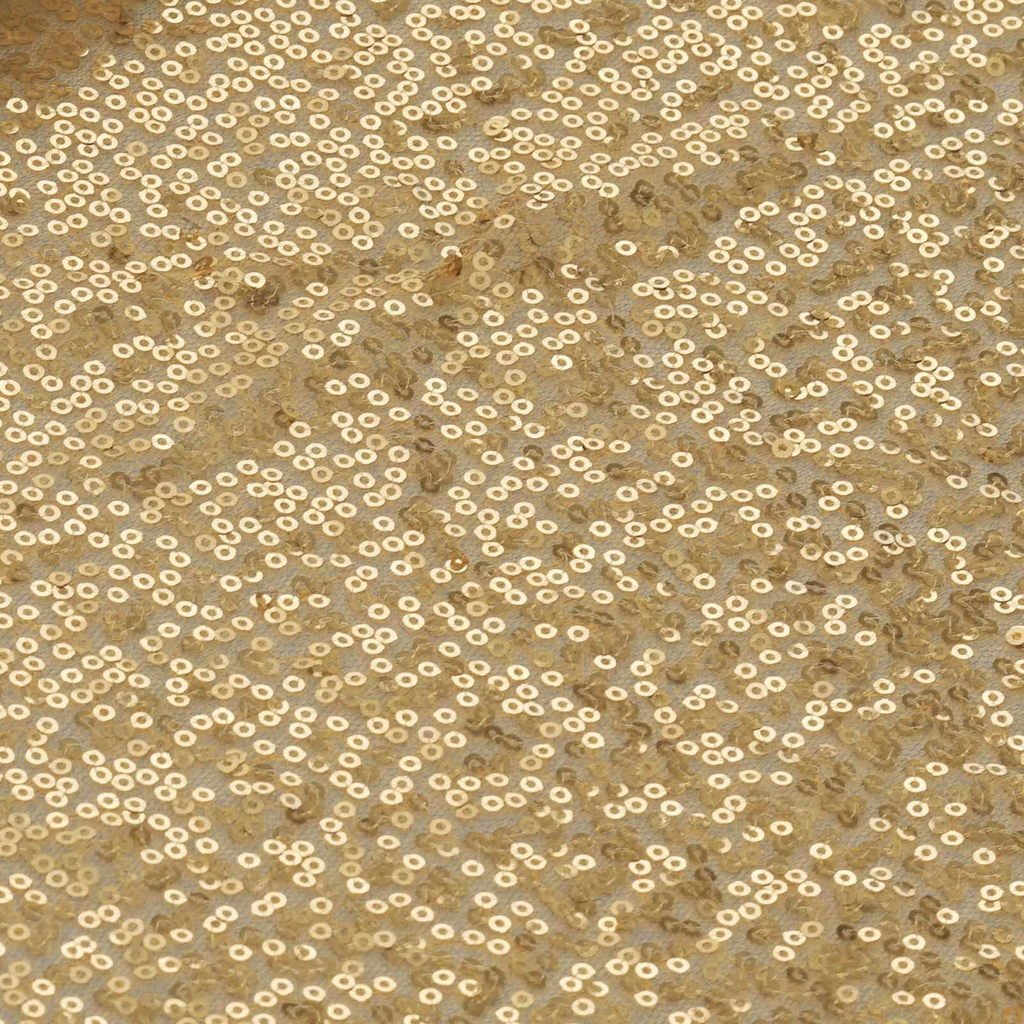 Sequin 12"x108" Table Runner Gold - Glittering Design for Stylish Celebrations - Linen Luxes