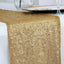 Sequin 12"x108" Table Runner Gold - Glittering Design for Stylish Celebrations - Linen Luxes