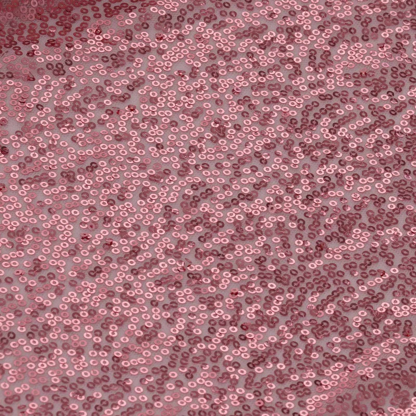 Sequin 12"x108" Table Runner Pink - Glittering Design - Linen Luxes