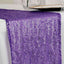 Sequin 12"x108" Table Runner Purple - Glittering Design - Linen Luxes