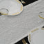 Sequin 12"x108" Table Runner White - Glittering Design for Stylish Celebrations - Linen Luxes