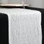 Sequin 12"x108" Table Runner White - Glittering Design for Stylish Celebrations - Linen Luxes