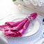 Sequin 20"x20" Napkin Fuchsia - Shimmering Dinner Napkin - Linen Luxes
