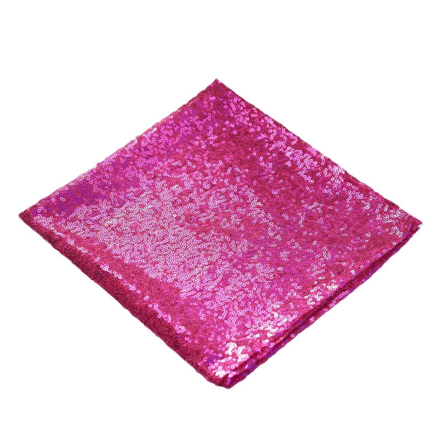 Sequin 20"x20" Napkin Fuchsia - Shimmering Dinner Napkin - Linen Luxes