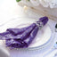 Sequin 20"x20" Napkin Purple - Shimmering Dinner Napkin - Linen Luxes