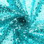 Sequin 20"x20" Napkin Turquoise - Shimmering Dinner Napkin - Linen Luxes