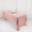 Sequin 60"x126" Rectangle Tablecloth Rose Gold - Glittering Finish Table Cover - Linen Luxes