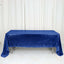 Sequin 60"x126" Rectangle Tablecloth Royal Blue - Glittering Finish Table Cover - Linen Luxes