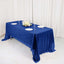 Sequin 60"x126" Rectangle Tablecloth Royal Blue - Glittering Finish Table Cover - Linen Luxes
