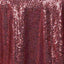 Sequin 72"x72" Table Overlay Square Tablecloth Burgundy - Sparkly Table Cover - Linen Luxes