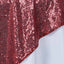 Sequin 72"x72" Table Overlay Square Tablecloth Burgundy - Sparkly Table Cover - Linen Luxes