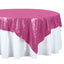 Sequin 72"x72" Table Overlay Square Tablecloth Fuchsia - Sparkly Table Cover - Linen Luxes