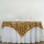 Sequin 72"x72" Table Overlay Square Tablecloth Gold - Big Payette Table Cover - Linen Luxes