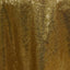 Sequin 72"x72" Table Overlay Square Tablecloth Gold - Sparkly Design for Stunning Events - Linen Luxes