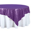Sequin 72"x72" Table Overlay Square Tablecloth Purple - Sparkly Table Cover - Linen Luxes