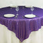 Sequin 72"x72" Table Overlay Square Tablecloth Purple - Sparkly Table Cover - Linen Luxes