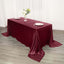 Sequin 90"x132" Rectangle Tablecloth Burgundy - Seamless Sparkly Table Cover - Linen Luxes