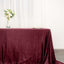 Sequin 90"x132" Rectangle Tablecloth Burgundy - Seamless Sparkly Table Cover - Linen Luxes
