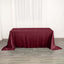Sequin 90"x132" Rectangle Tablecloth Burgundy - Seamless Sparkly Table Cover - Linen Luxes