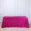 Sequin 90"x132" Rectangle Tablecloth Fuchsia - Seamless Sparkly Table Cover - Linen Luxes