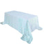 Sequin 90"x132" Rectangle Tablecloth Iridescent Blue - Seamless Big Payette Table Cover