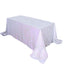 Sequin 90"x132" Rectangle Tablecloth Iridescent - Seamless Big Payette Table Cover - Linen Luxes