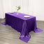 Sequin 90"x132" Rectangle Tablecloth Purple - Seamless Sparkly Table Cover - Linen Luxes