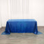 Sequin 90"x132" Rectangle Tablecloth Royal Blue - Seamless Sparkly Table Cover - Linen Luxes
