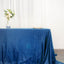 Sequin 90"x132" Rectangle Tablecloth Royal Blue - Seamless Sparkly Table Cover - Linen Luxes