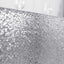 Sequin 90"x132" Rectangle Tablecloth Silver - Seamless Sparkly Table Cover - Linen Luxes
