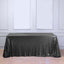 Sequin 90"x156" Rectangle Tablecloth Black - Seamless Twinkling Table Cover - Linen Luxes