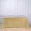 Sequin 90"x156" Rectangle Tablecloth Champagne - Seamless Twinkling Table Cover - Linen Luxes