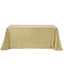 Sequin 90"x156" Rectangle Tablecloth Champagne - Seamless Twinkling Table Cover - Linen Luxes