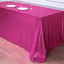 Sequin 90"x156" Rectangle Tablecloth Fuchsia - Seamless Twinkling Table Cover - Linen Luxes