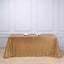 Sequin 90"x156" Rectangle Tablecloth Gold - Seamless Twinkling Design for Chic Celebrations - Linen Luxes