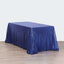 Sequin 90"x156" Rectangle Tablecloth Navy Blue - Seamless Twinkling Table Cover - Linen Luxes