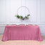 Sequin 90"x156" Rectangle Tablecloth Pink - Seamless Twinkling Table Cover - Linen Luxes
