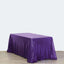 Sequin 90"x156" Rectangle Tablecloth Purple - Seamless Twinkling Table Cover - Linen Luxes