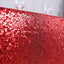 Sequin 90"x156" Rectangle Tablecloth Red - Seamless Twinkling Table Cover - Linen Luxes