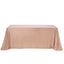 Sequin 90"x156" Rectangle Tablecloth Rose Gold - Seamless Twinkling Table Cover - Linen Luxes