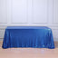 Sequin 90"x156" Rectangle Tablecloth Royal Blue - Seamless Twinkling Table Cover - Linen Luxes