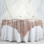 Sequin 90"x90" Table Overlay Square Tablecloth Blush - Sparkly Table Cover - Linen Luxes