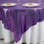 Sequin 90"x90" Table Overlay Square Tablecloth Purple - Sparkly Table Cover - Linen Luxes